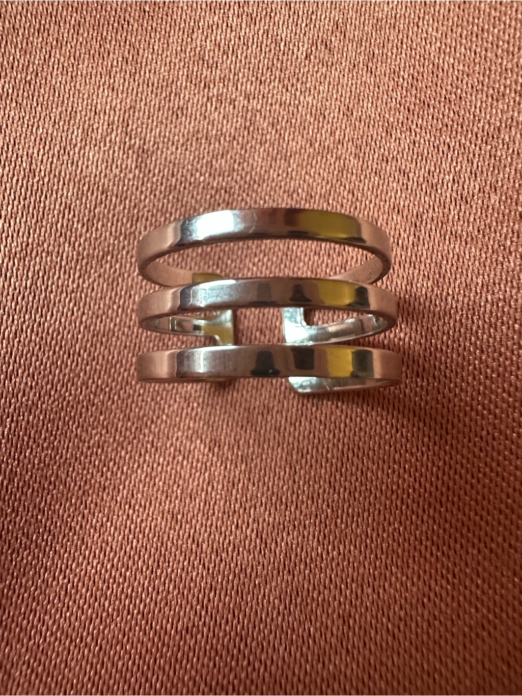 Macyâs Silver Tone Reversible Wear Ring Macyâs Silver Tone Reversible Wear Ring